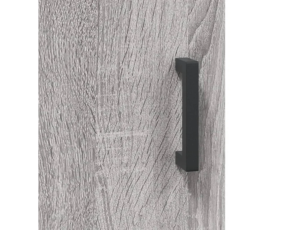 Highboard Grau Sonoma 34,5x34x180 cm Holzwerkstoff