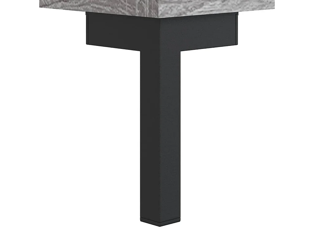 Buffet haut Sonoma gris 34,5x34x180 cm Bois d'ingénierie