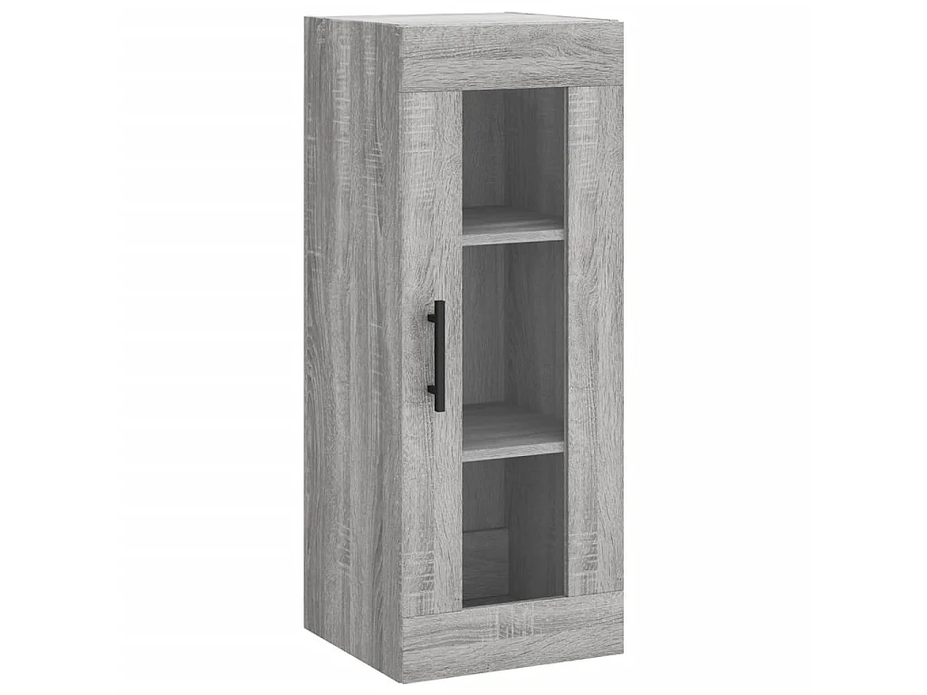 Mobile a Parete Grigio Sonoma 34,5x34x90 cm