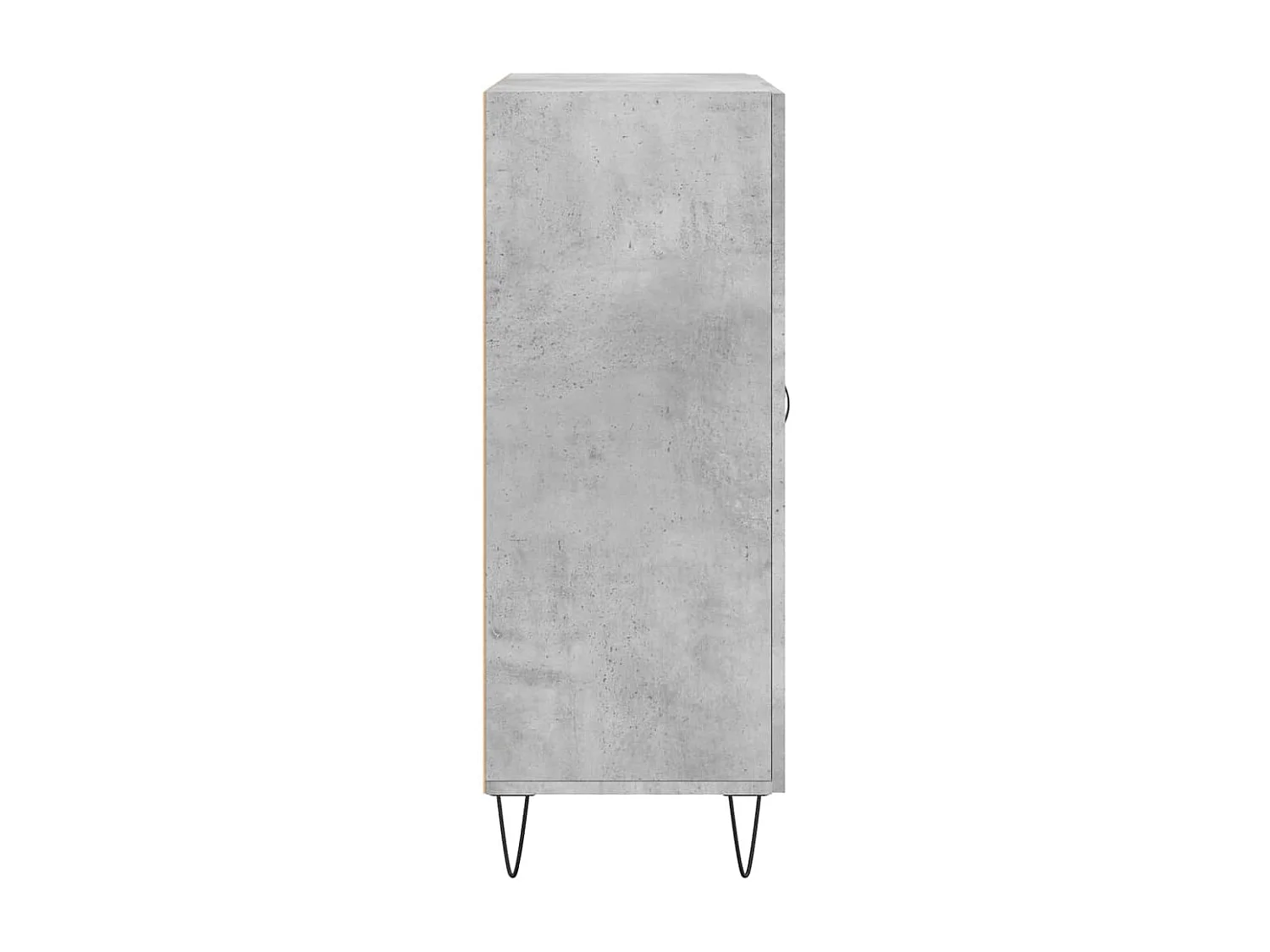 Buffet gris béton 69,5x34x90 cm bois d'ingénierie