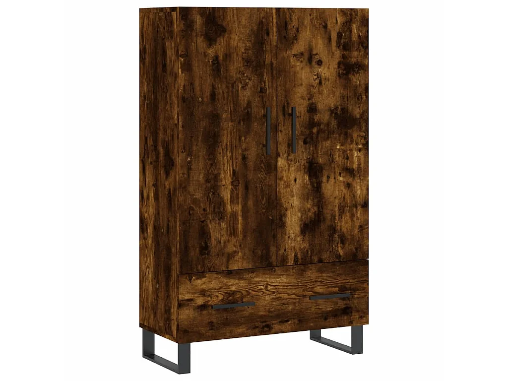 Highboard Räuchereiche 69,5x31x115 cm Holzwerkstoff