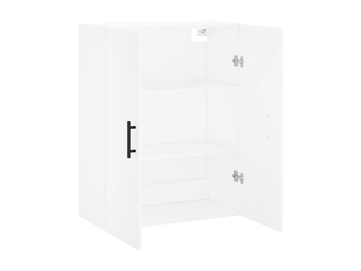 Armoire murale blanc 69,5x34x90 cm