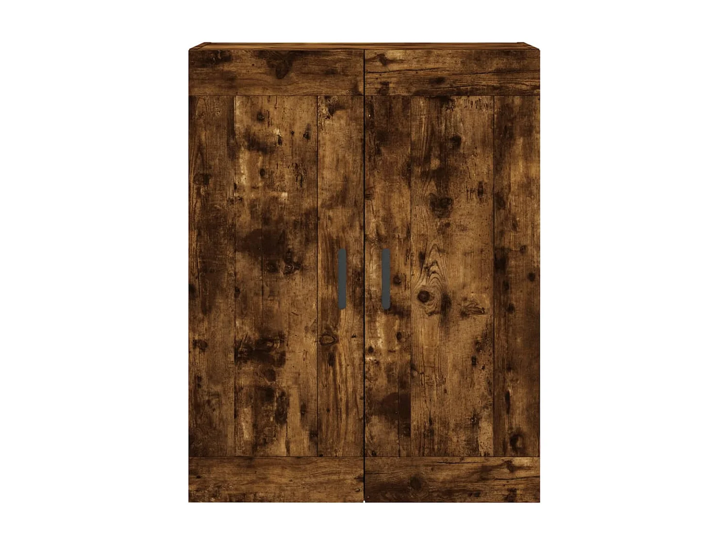 Armoire murale chêne fumé 69,5x34x90 cm bois d'ingénierie