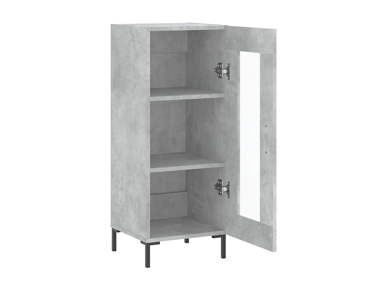 Sideboard Betongrau 34,5x34x90 cm Holzwerkstoff