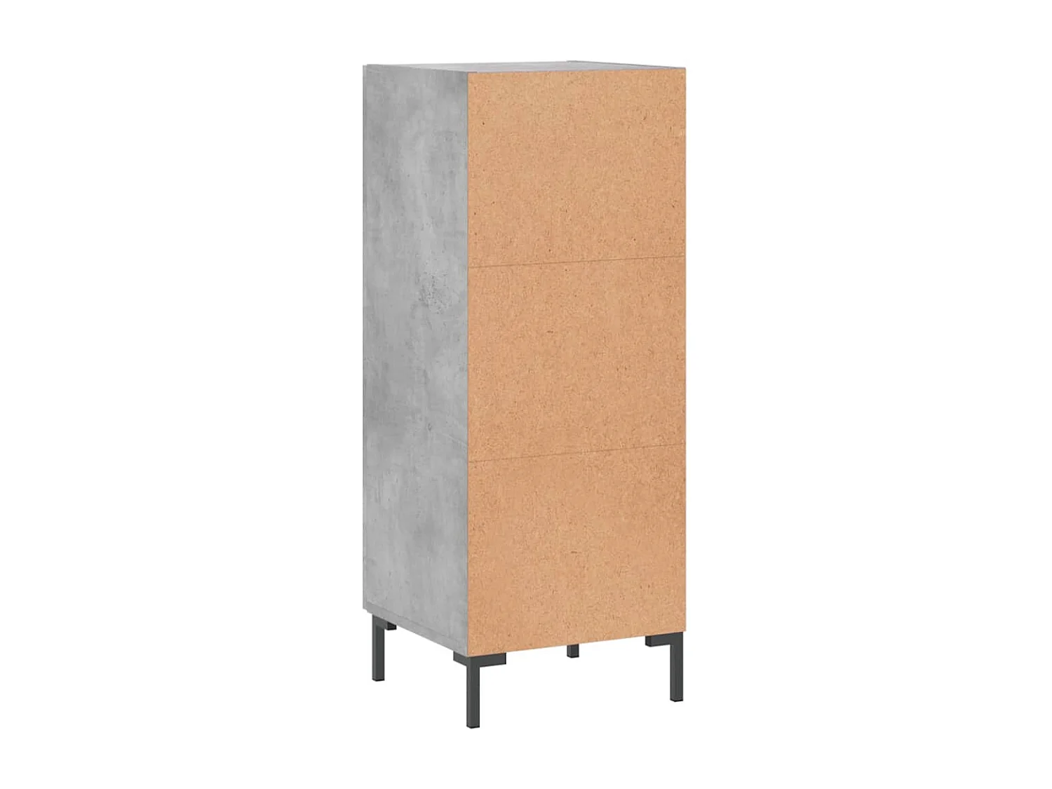 Sideboard Betongrau 34,5x34x90 cm Holzwerkstoff