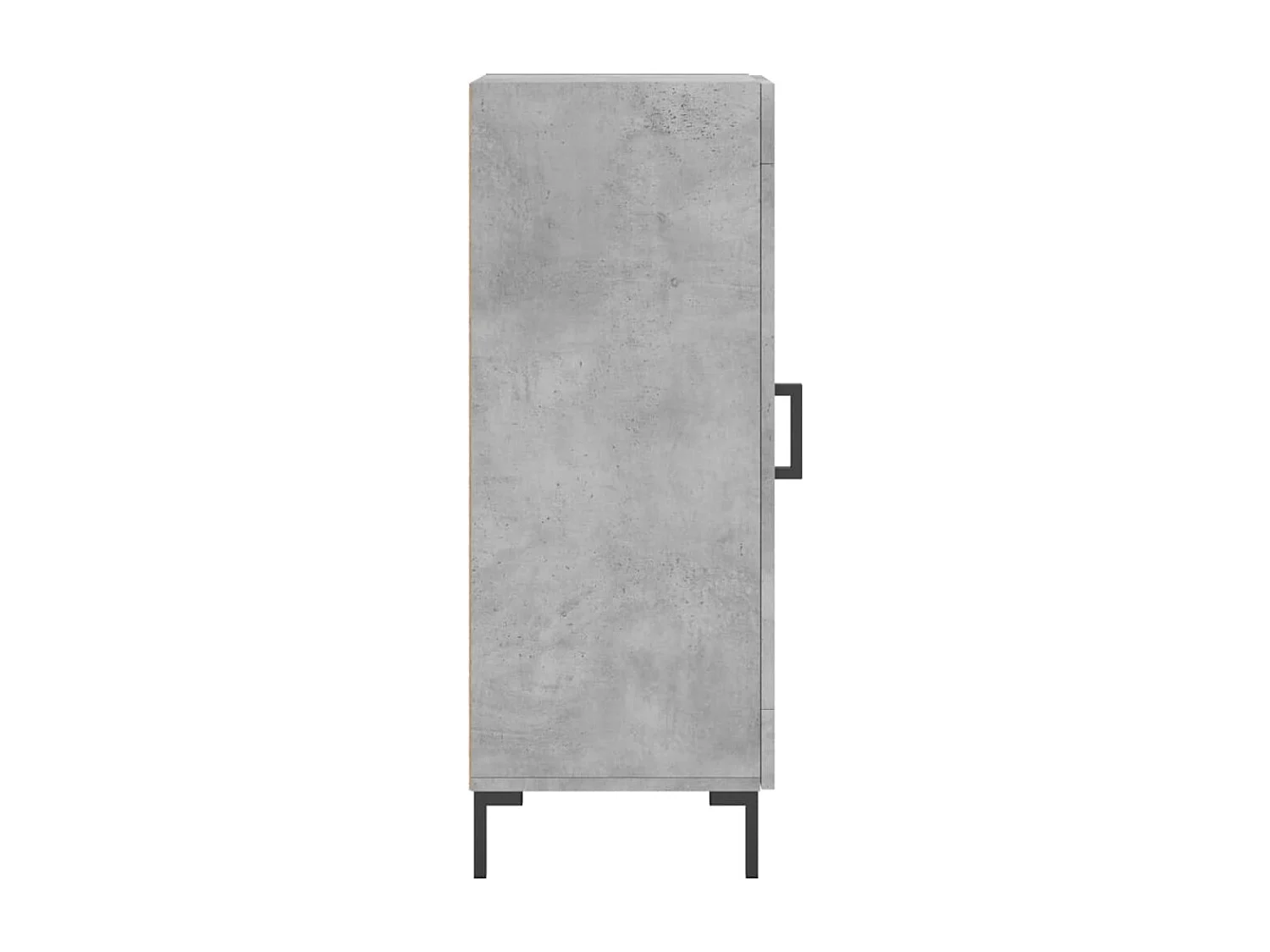 Buffet Gris béton 34,5x34x90 cm Bois d'ingénierie