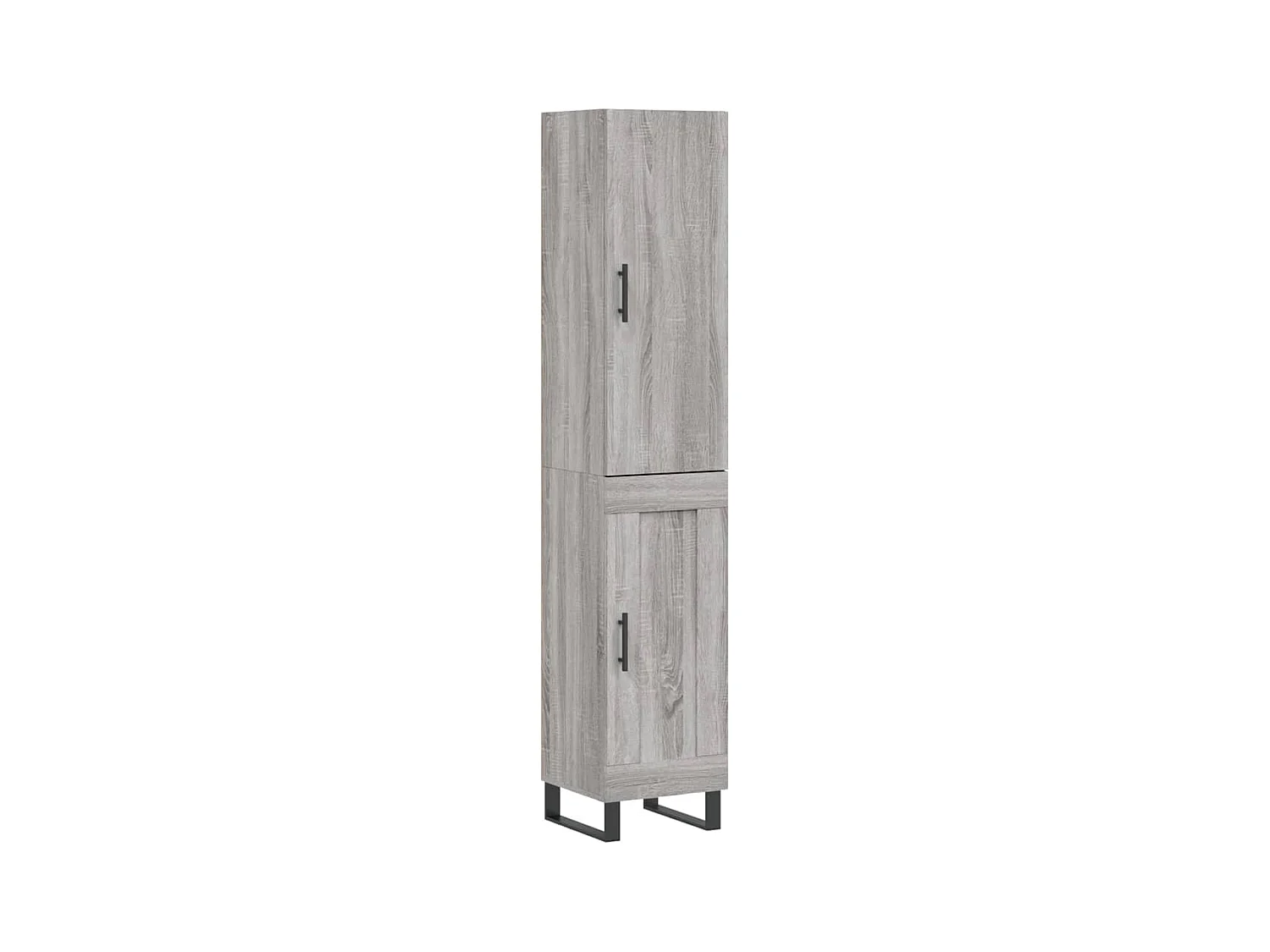 Highboard Grau Sonoma 34,5x34x180 cm Holzwerkstoff