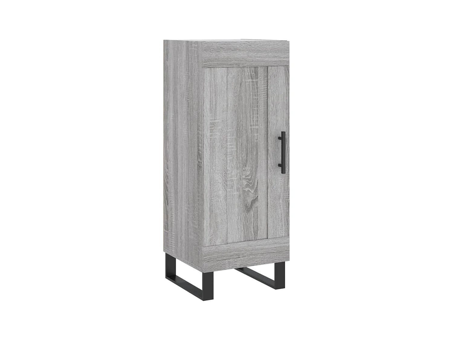 Highboard Grau Sonoma 34,5x34x180 cm Holzwerkstoff