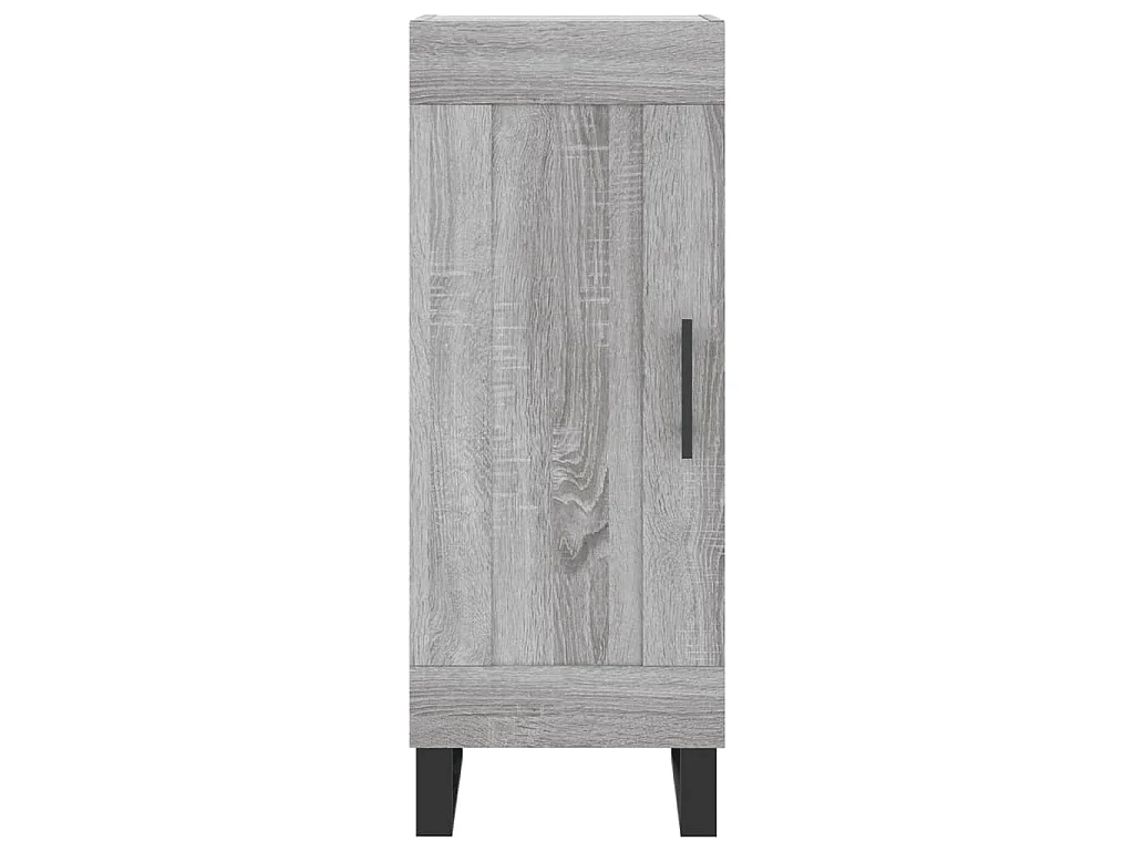 Buffet haut Sonoma gris 34,5x34x180 cm Bois d'ingénierie
