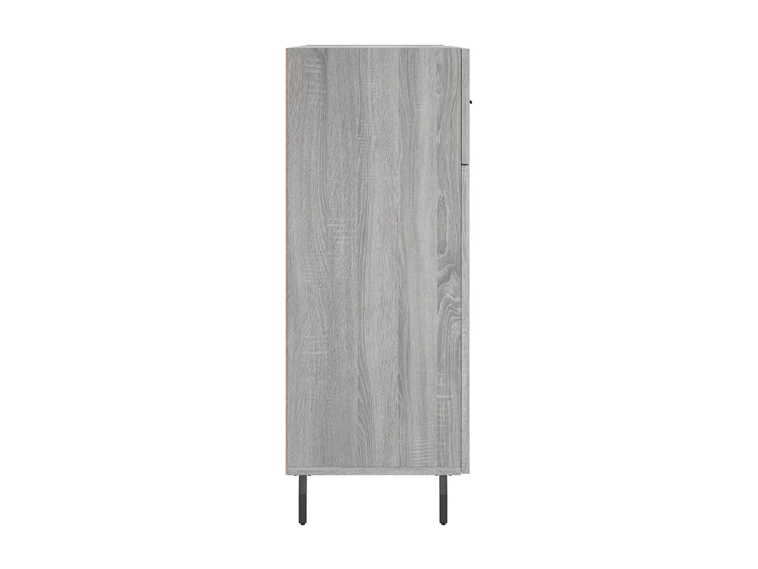 Dressoir 69,5x34x90 cm bewerkt hout grijs sonoma eikenkleurig