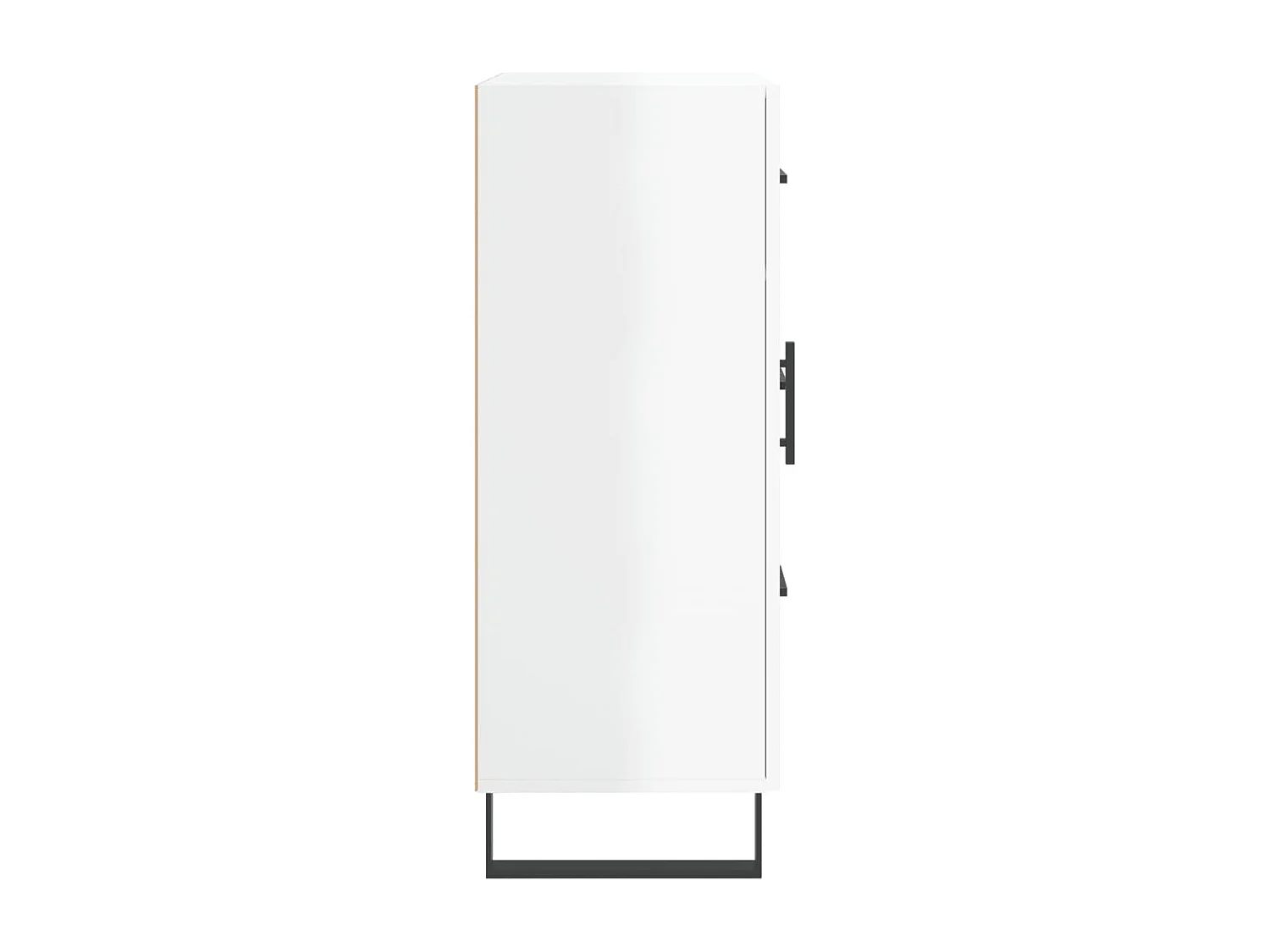 Sideboard Hochglanz-Weiß 69,5x34x90 cm Holzwerkstoff