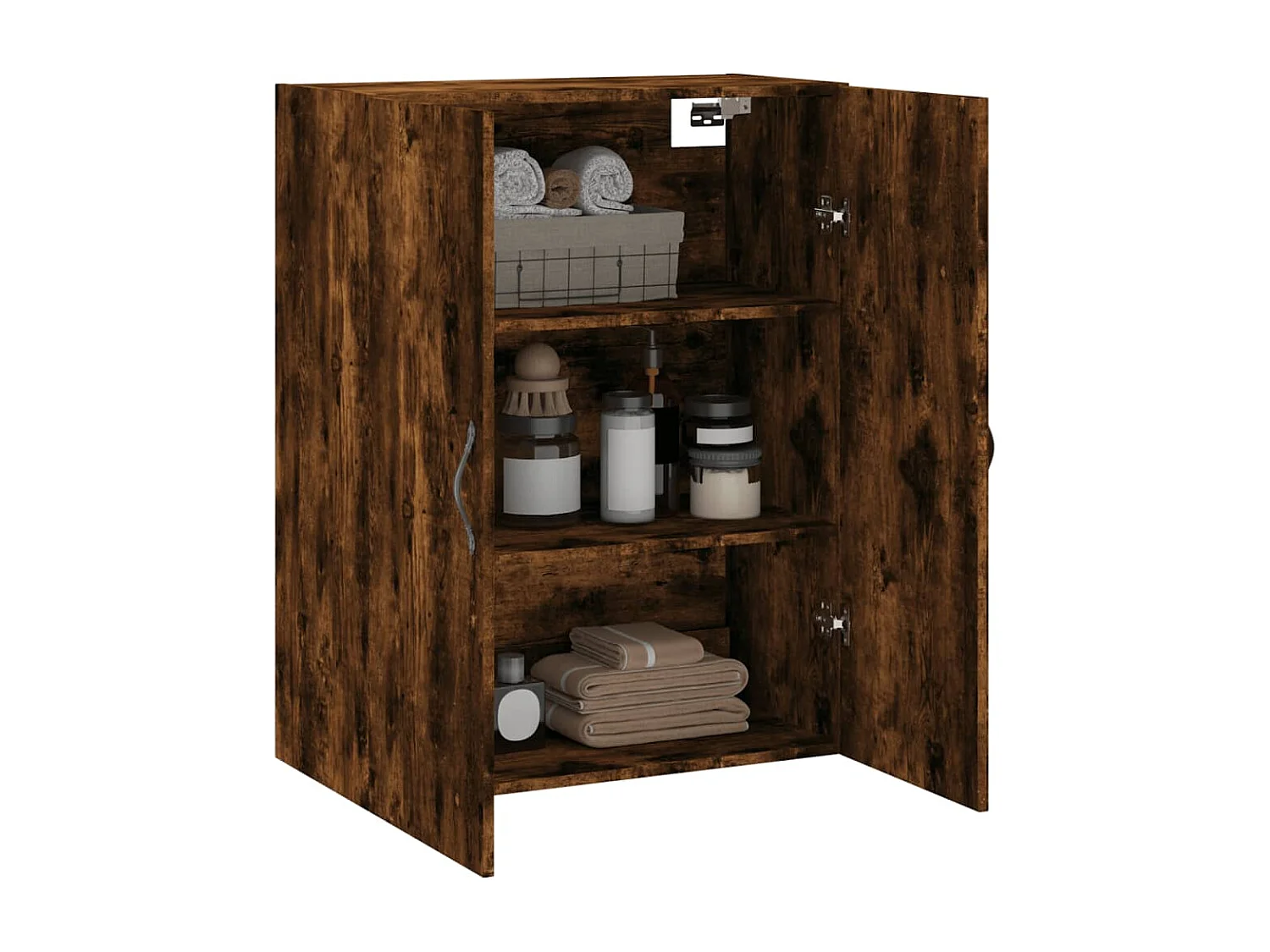 Wandschrank Räuchereiche 69,5x34x90 cm Holzwerkstoff