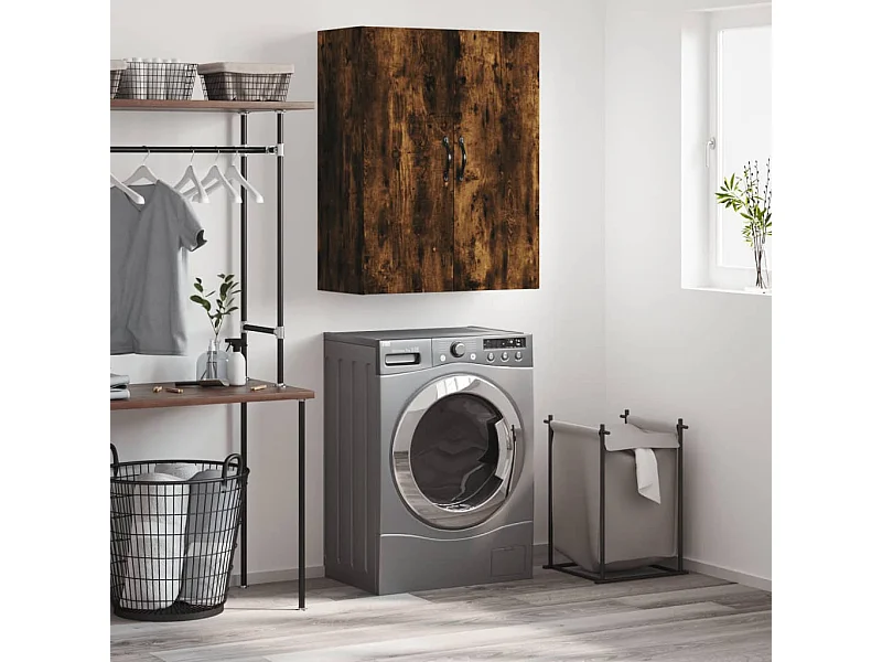 Wandschrank Räuchereiche 69,5x34x90 cm Holzwerkstoff