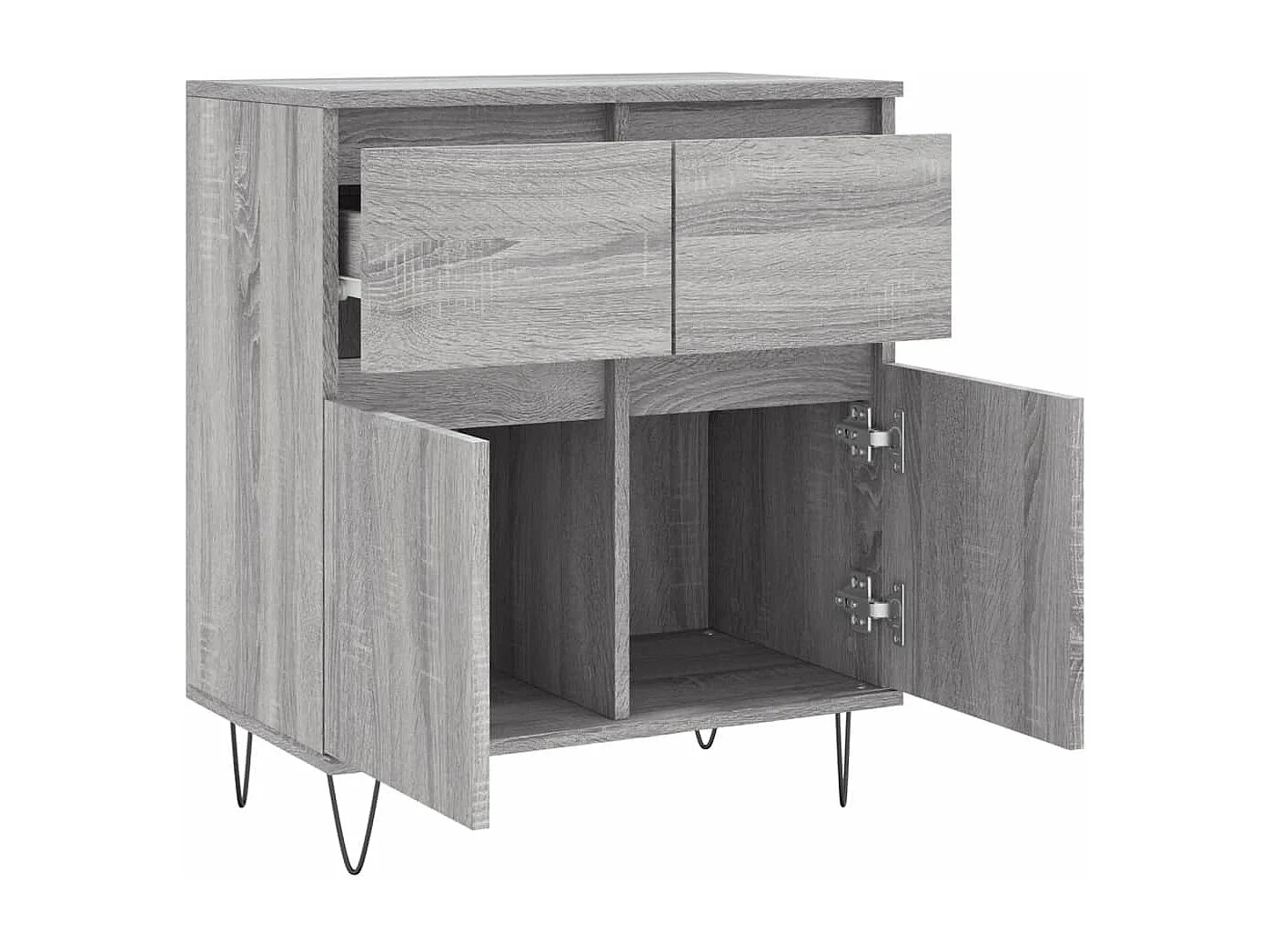 Sideboard Grau Sonoma 60x35x70 cm Holzwerkstoff