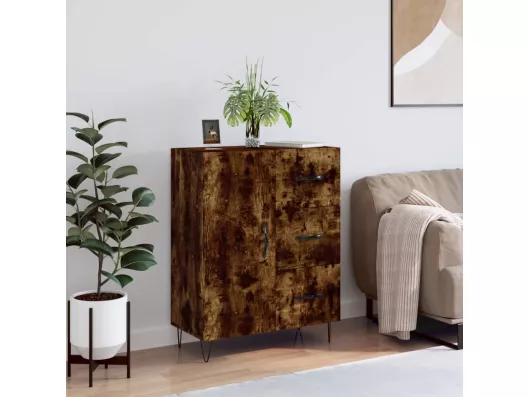 Kauf Unique Sideboard Räuchereiche 69,5x34x90 cm Holzwerkstoff