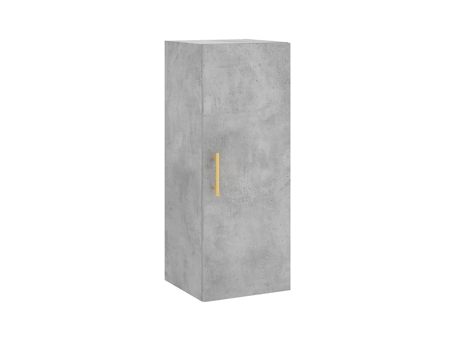 Highboard Betongrau 34,5x34x180 cm Holzwerkstoff