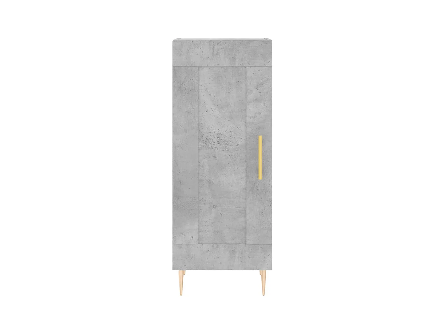 Highboard Betongrau 34,5x34x180 cm Holzwerkstoff