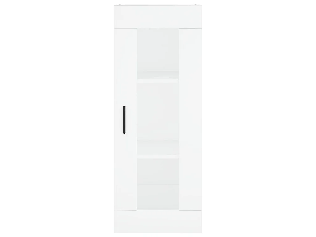 Buffet haut Blanc 34,5x34x180 cm Bois d'ingénierie