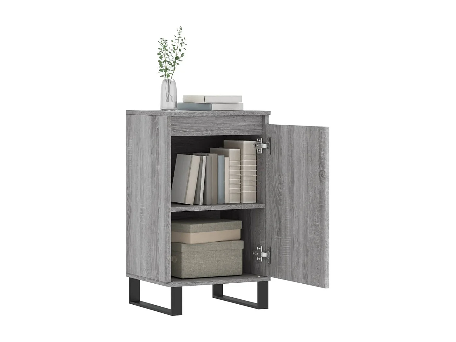 Sideboard Grau Sonoma 40x35x70 cm Holzwerkstoff