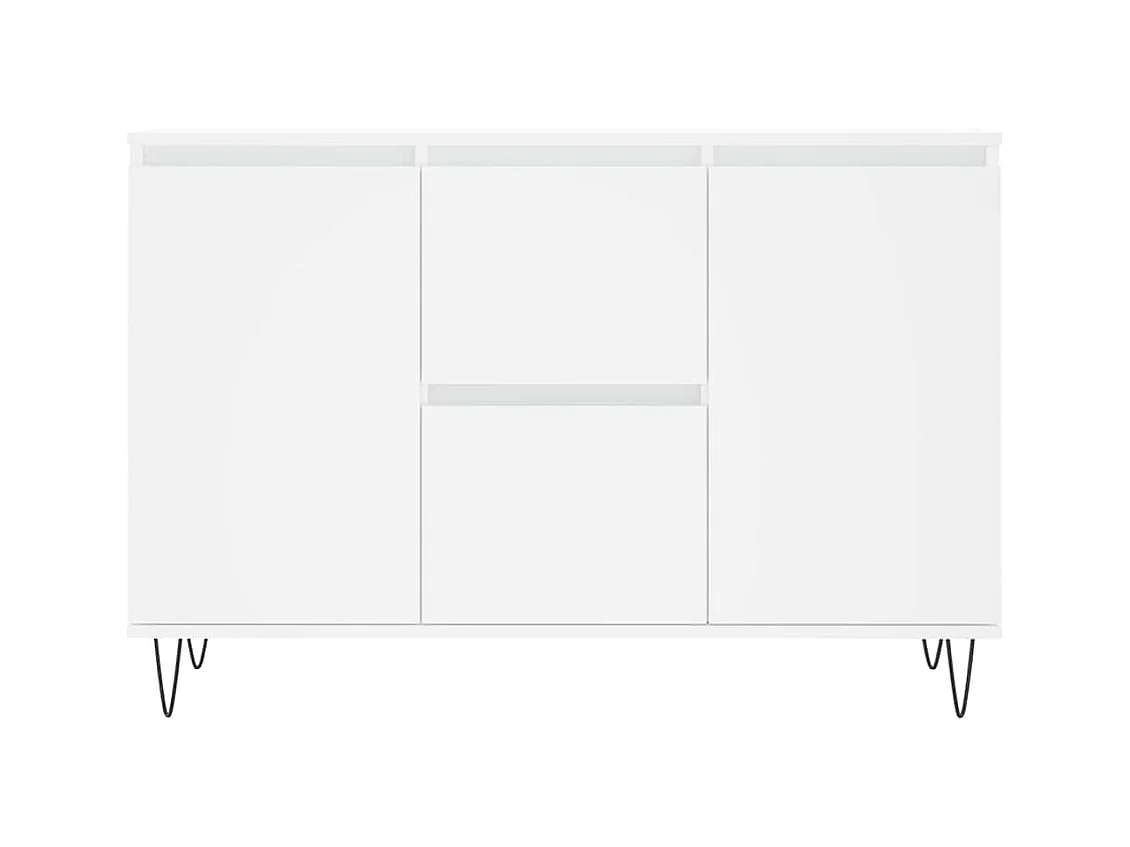 Sideboard Weiß 101,5x35x70 cm Holzwerkstoff