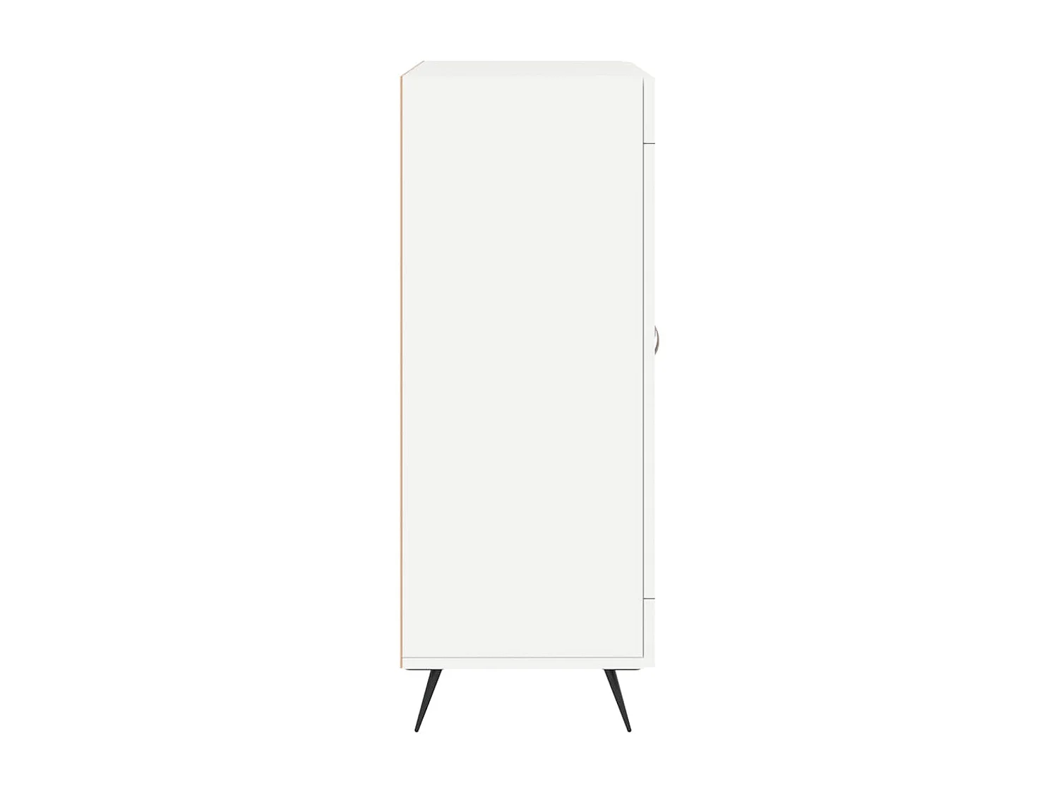 Buffet blanc 69,5x34x90 cm bois d'ingénierie