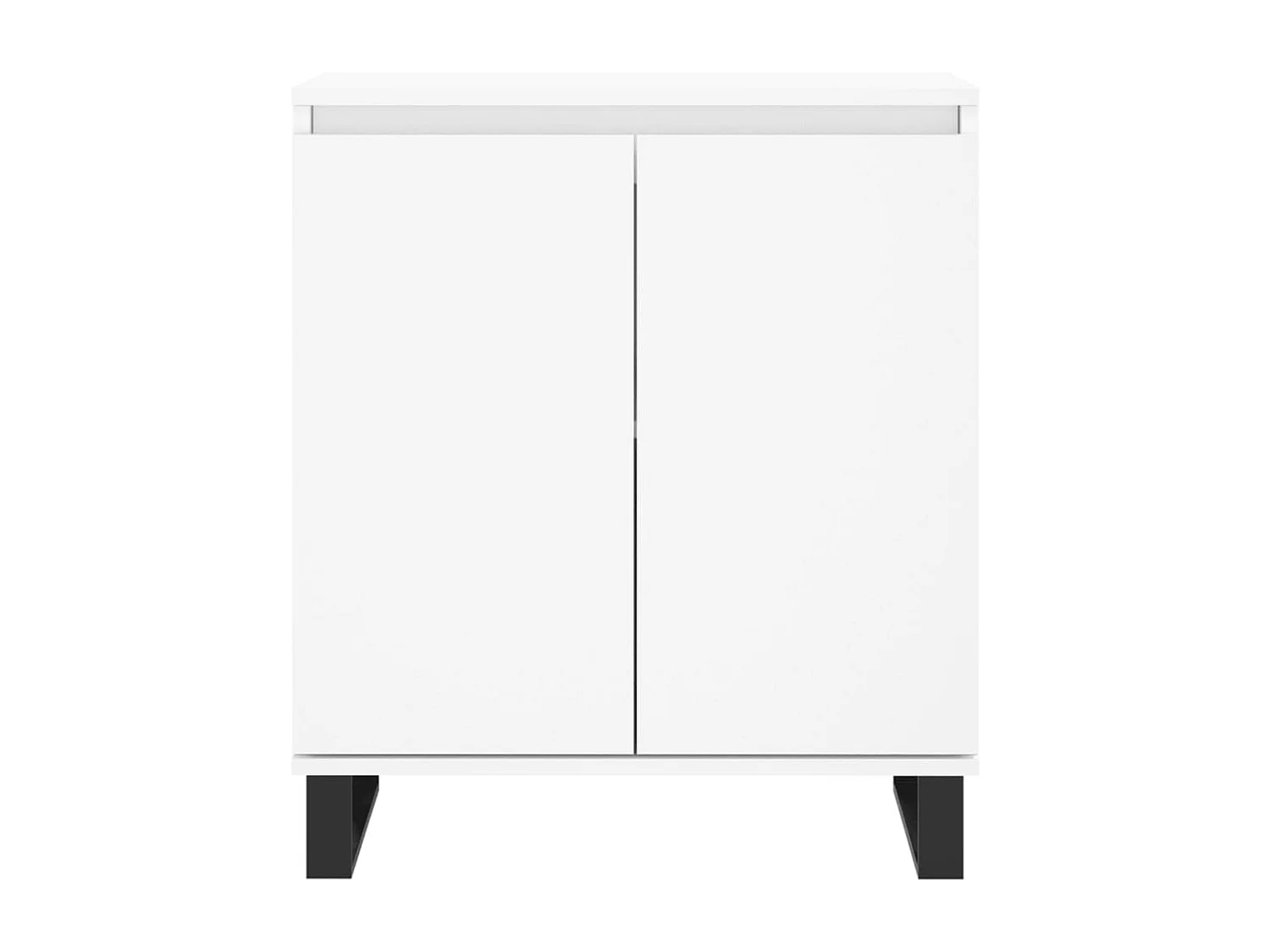 Buffet Blanc 60x35x70 cm Bois d'ingénierie