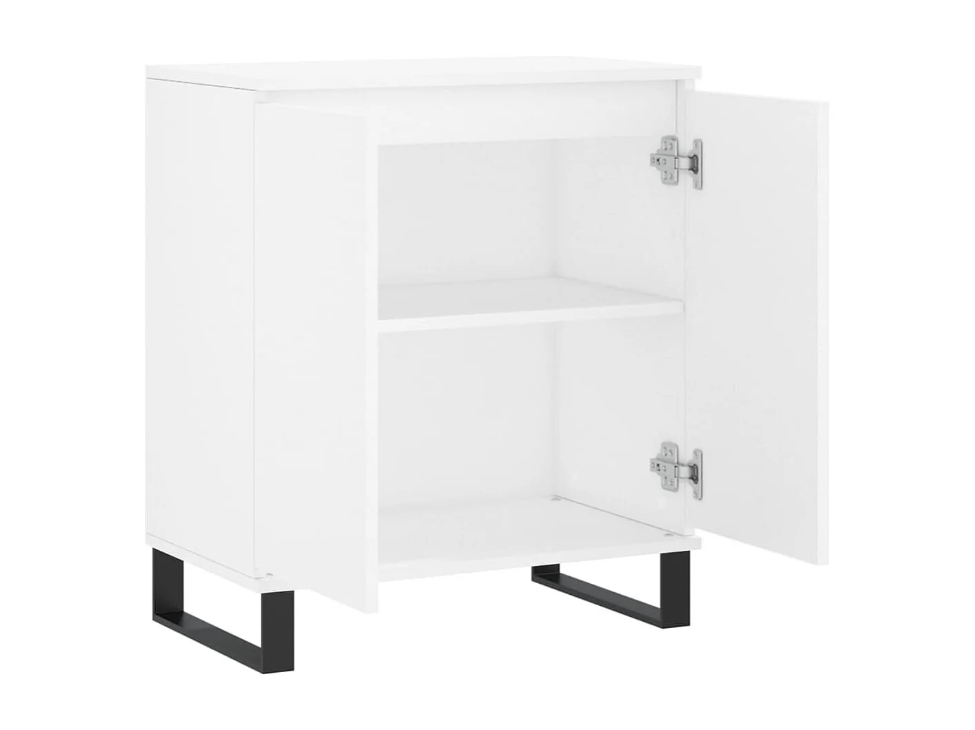 Buffet Blanc 60x35x70 cm Bois d'ingénierie