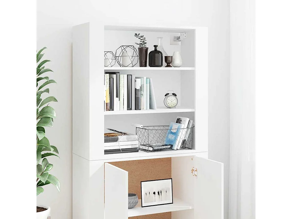 Highboard Weiß Holzwerkstoff