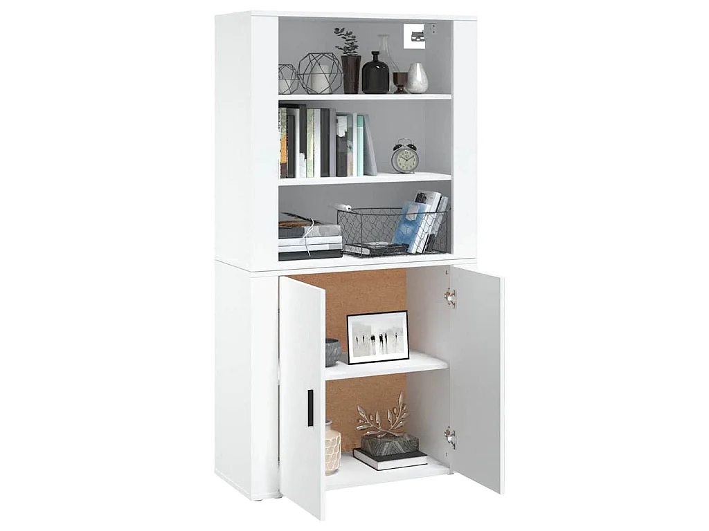 Highboard Weiß Holzwerkstoff
