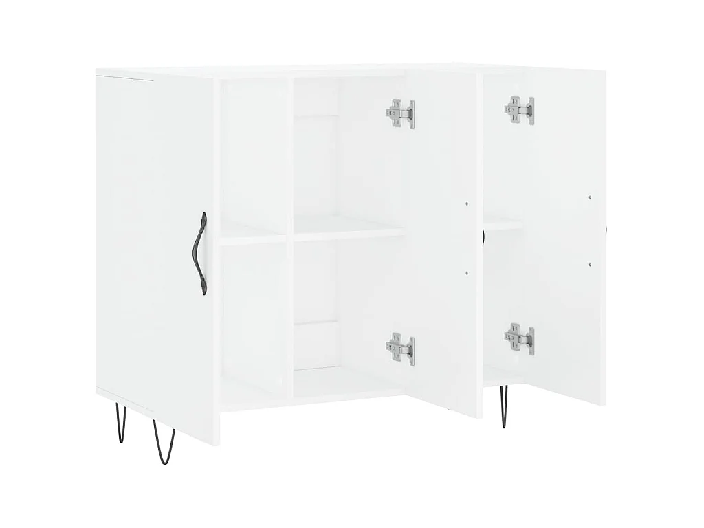 Aparador 90x34x80 cm derivados de madeira branco