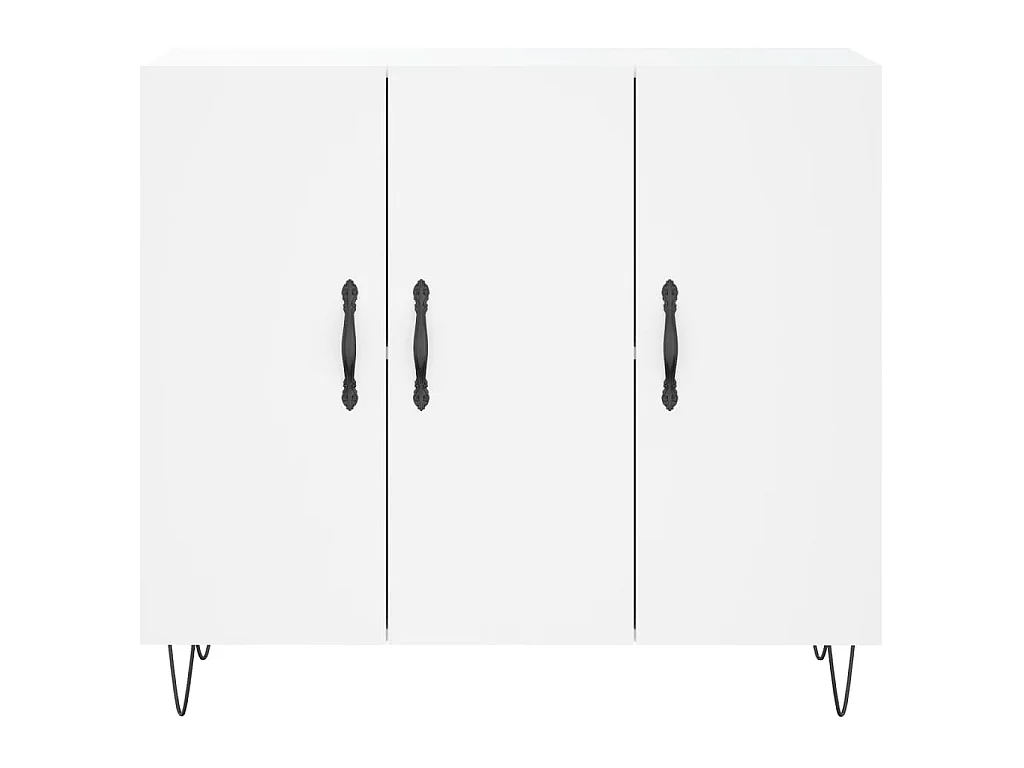 Aparador 90x34x80 cm derivados de madeira branco