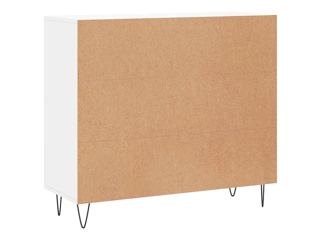 Aparador 90x34x80 cm derivados de madeira branco