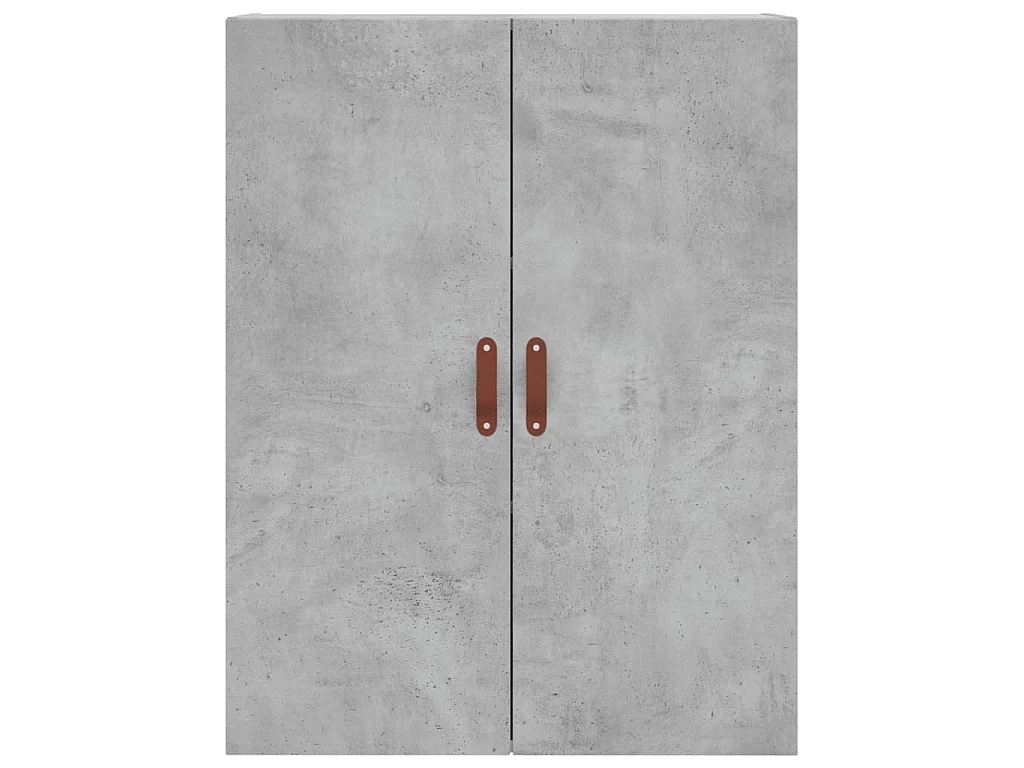 Highboard Betongrau 69,5x34x180 cm Holzwerkstoff