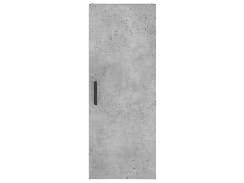 Mobile a Parete Grigio Cemento 34,5x34x90 cm