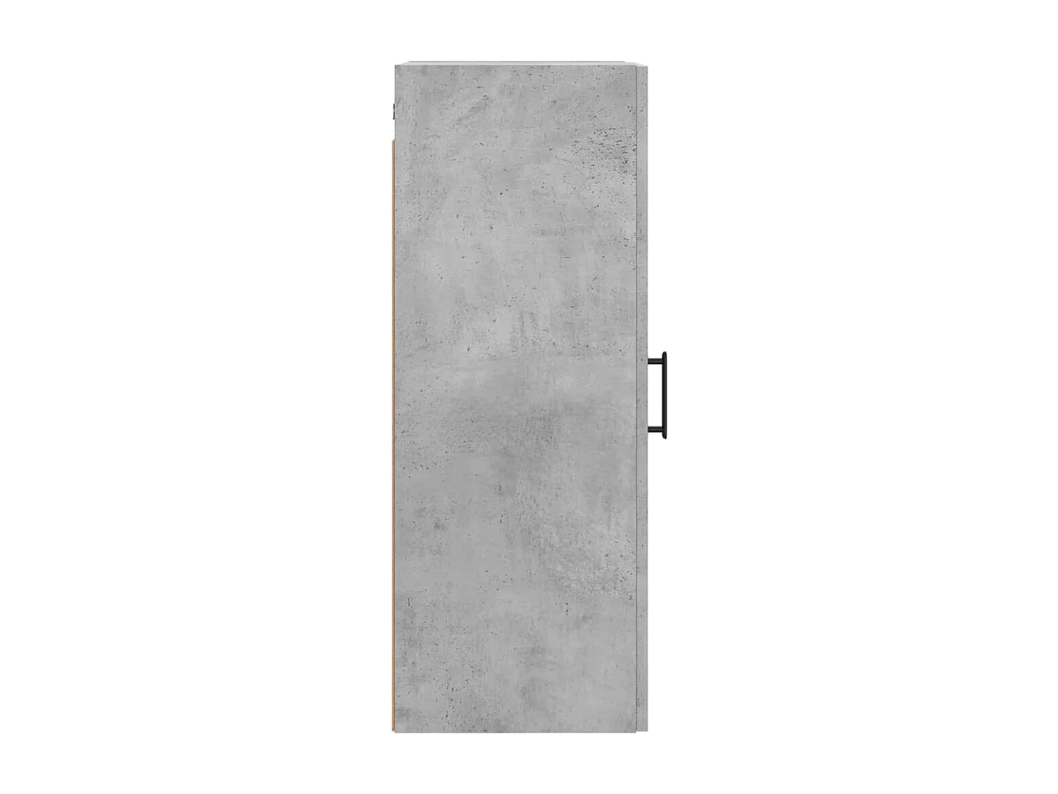 Mobile a Parete Grigio Cemento 34,5x34x90 cm