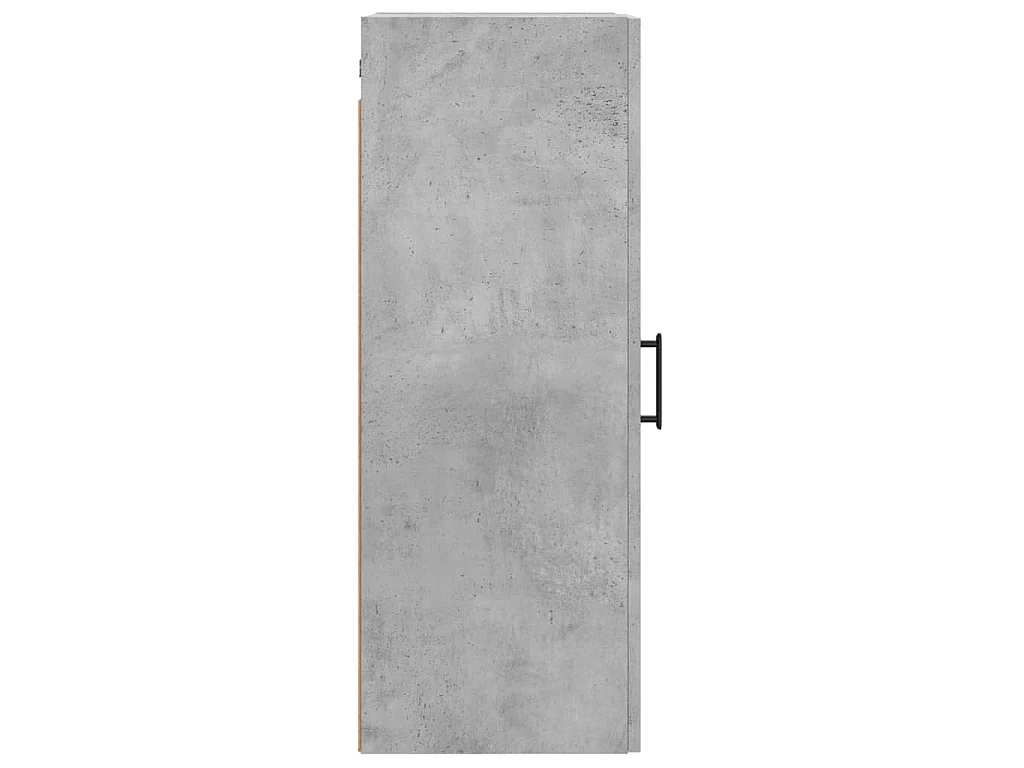 Mobile a Parete Grigio Cemento 34,5x34x90 cm