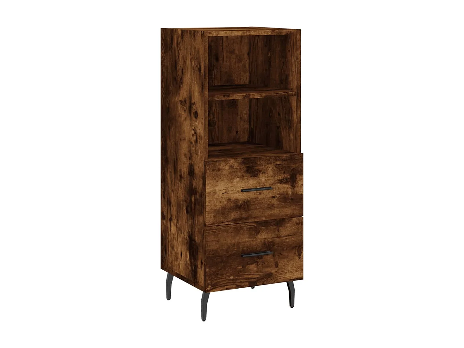 Highboard Räuchereiche 34,5x34x180 cm Holzwerkstoff