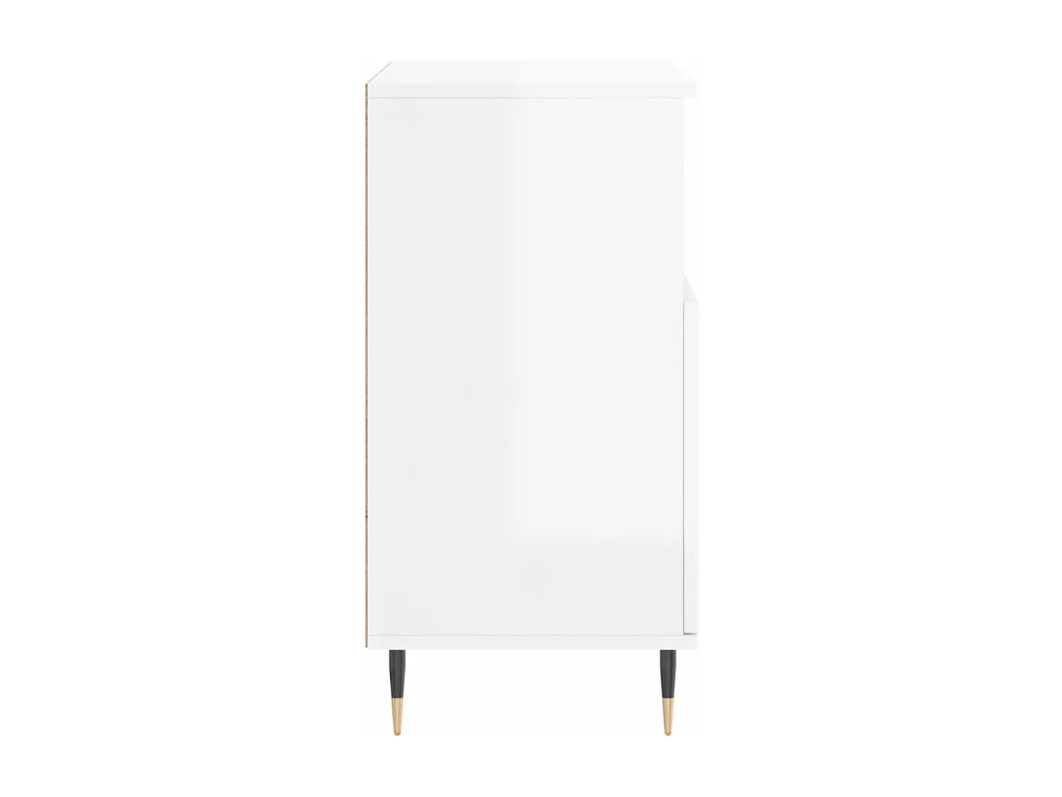 Aparador 60x35x70 cm derivados de madeira branco brilhante