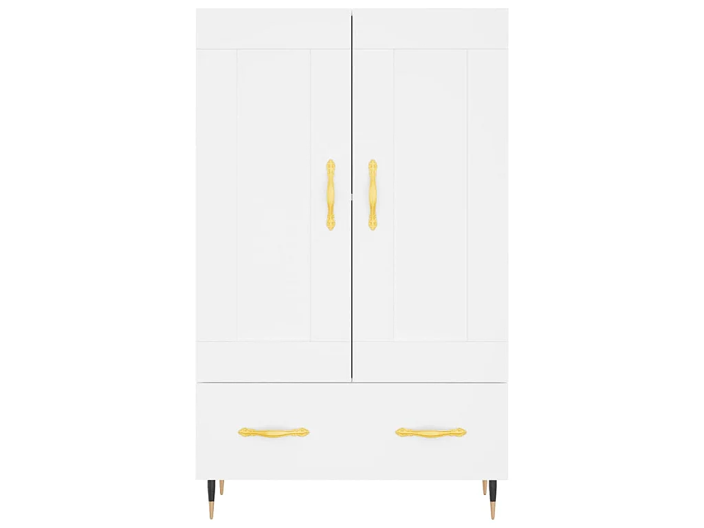 Aparador alto 69,5x31x115 cm derivados de madeira branco