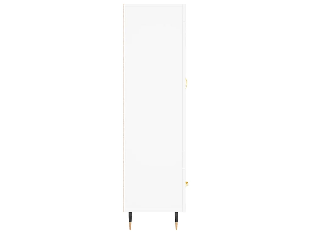 Aparador alto 69,5x31x115 cm derivados de madeira branco