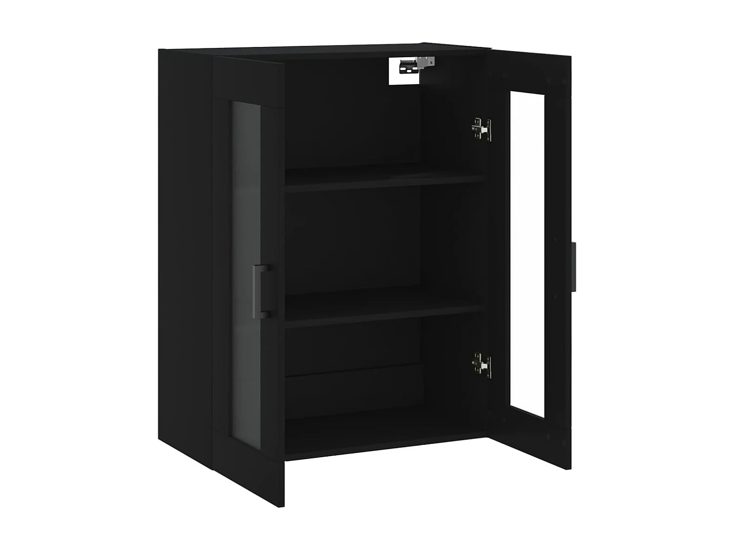 Armoire murale noir 69,5x34x90 cm