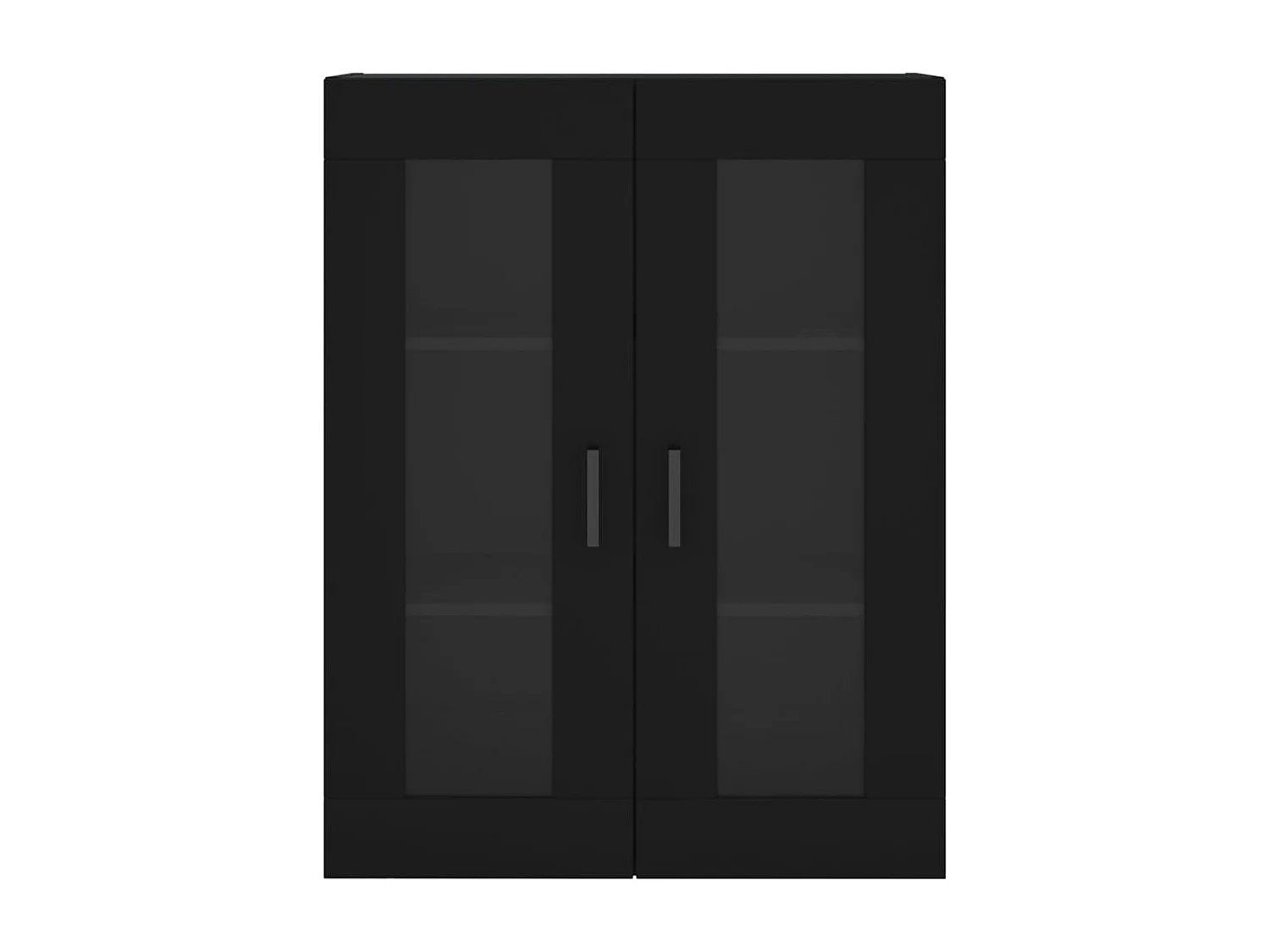 Armoire murale noir 69,5x34x90 cm