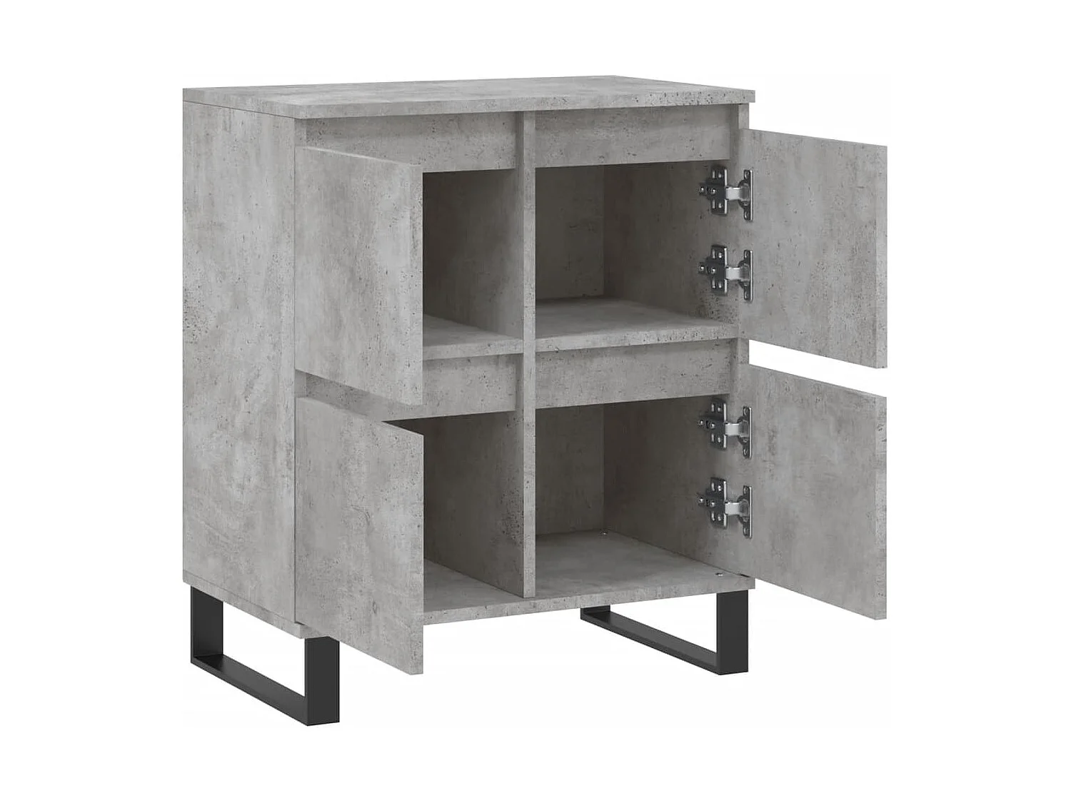 Buffet Gris béton 60x35x70 cm Bois d'ingénierie