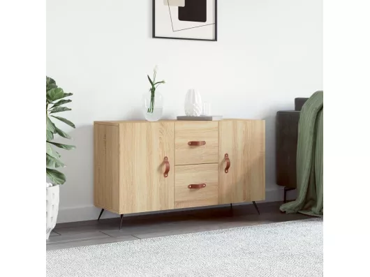 Kauf Unique Sideboard Sonoma-Eiche 100x36x60 cm Holzwerkstoff