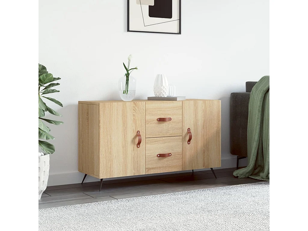 Sideboard Sonoma-Eiche 100x36x60 cm Holzwerkstoff