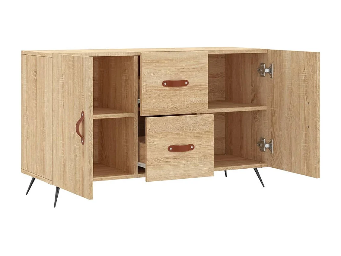 Sideboard Sonoma-Eiche 100x36x60 cm Holzwerkstoff