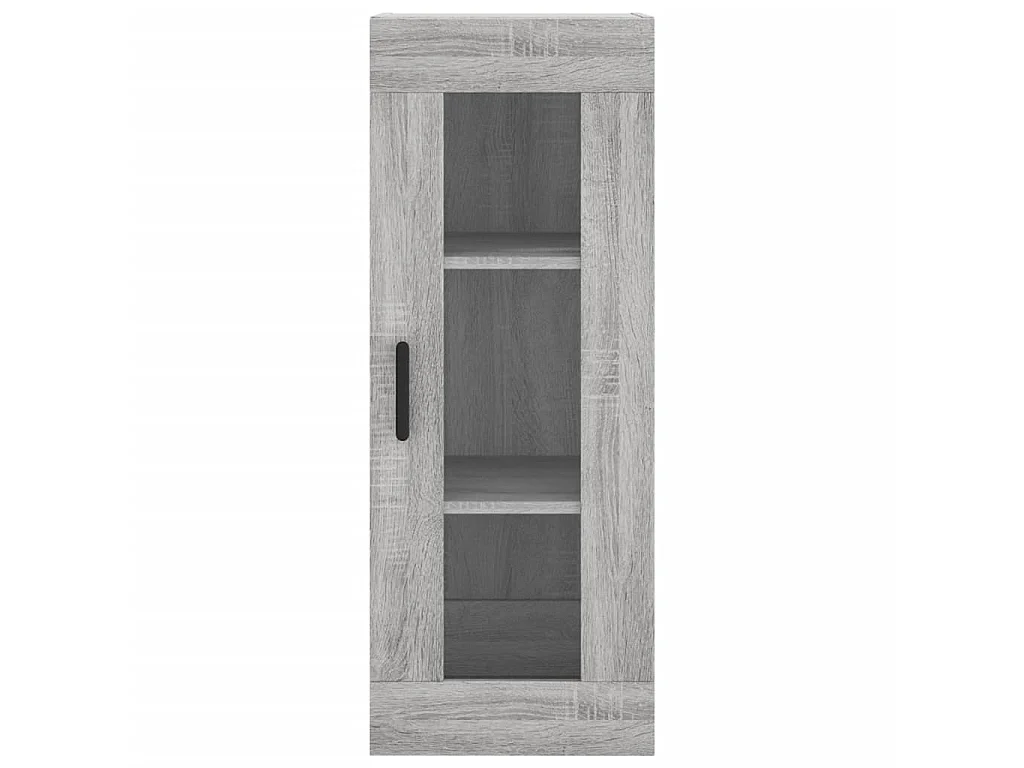 Credenza Grigio Sonoma 34,5x34x180 cm in Legno Multistrato