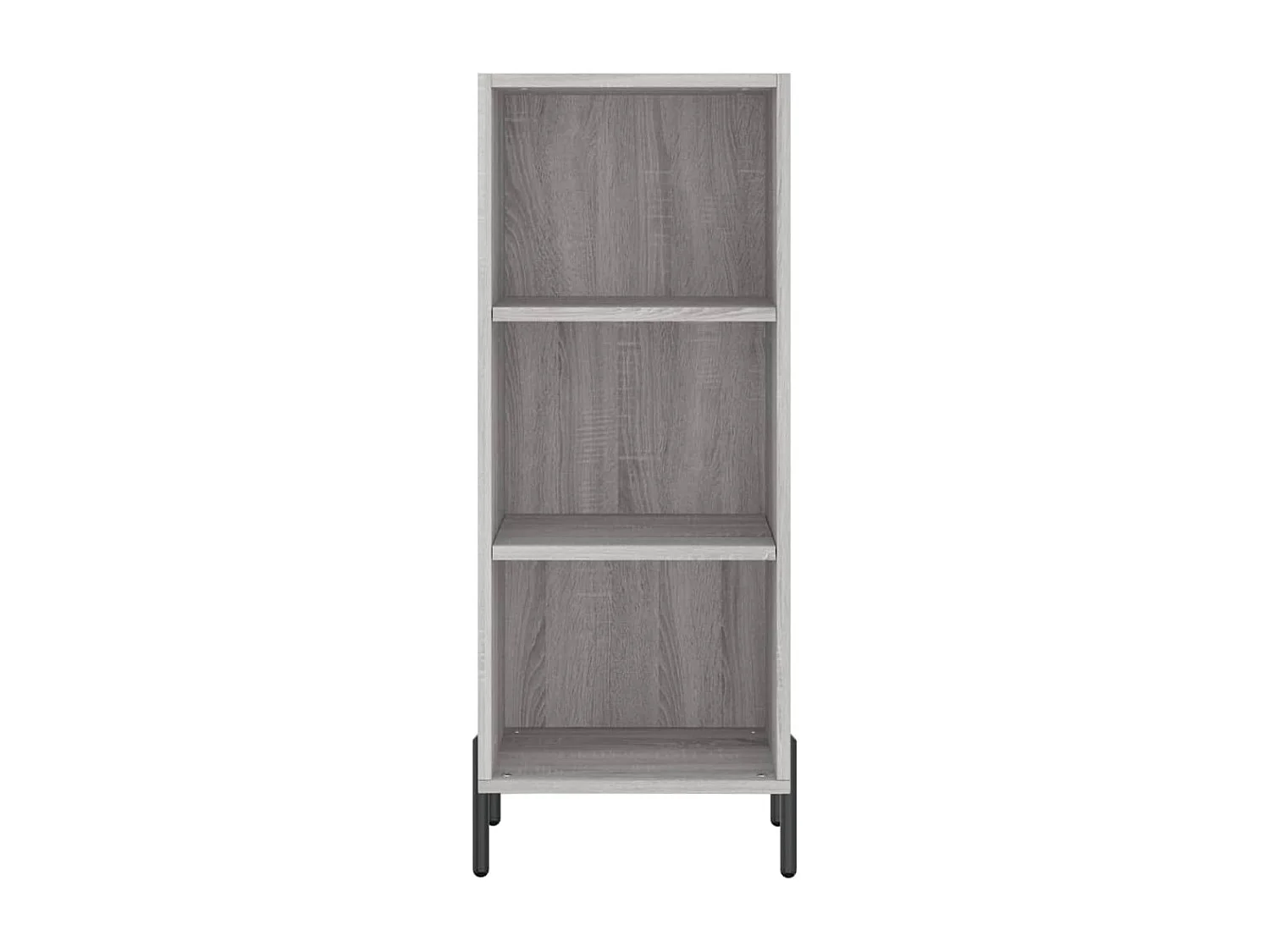 Credenza Grigio Sonoma 34,5x34x180 cm in Legno Multistrato