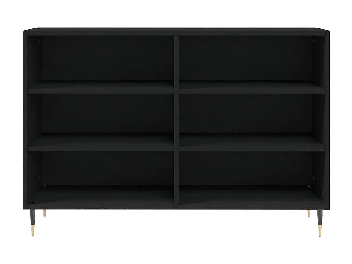 Sideboard Schwarz 103,5x35x70 cm Holzwerkstoff