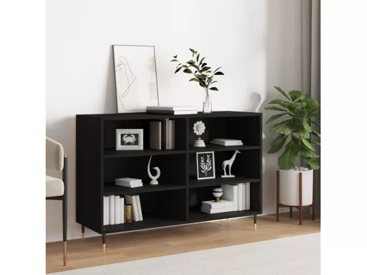 Kauf Unique Sideboard Schwarz 103,5x35x70 cm Holzwerkstoff